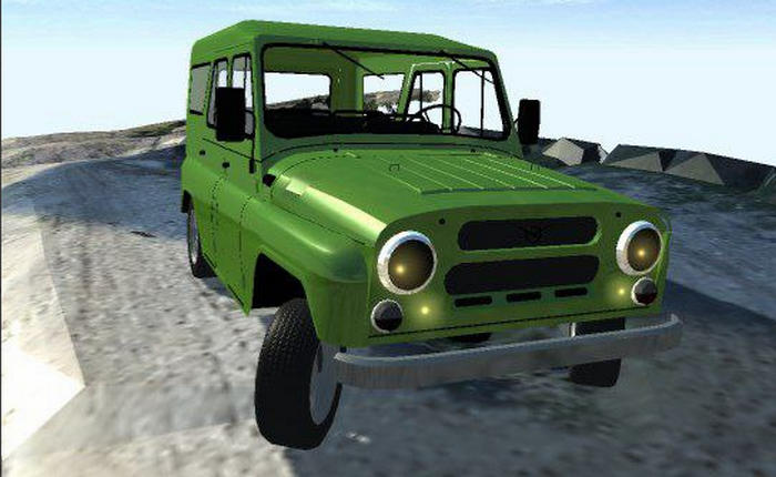 УАЗ 486 в игре Simple Car Crash