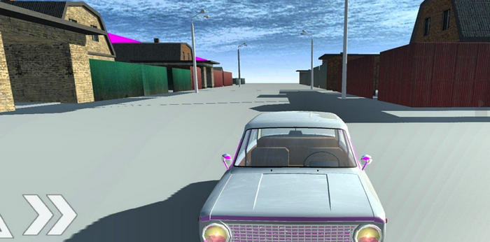 Карта «Жуковский» в игре Simple Car Crash
