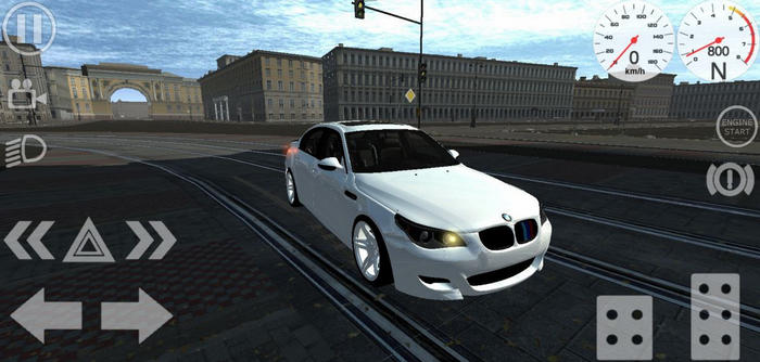 BMW M5 E60 в игре Симпл Кар Краш
