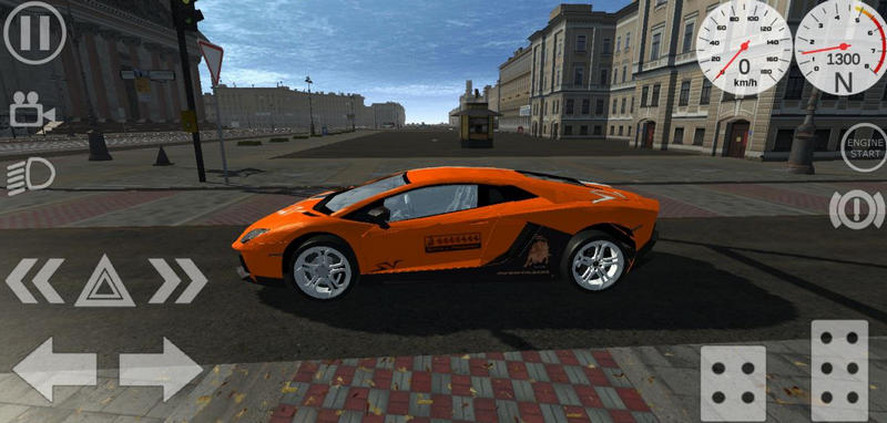 Lamborghini Aventador AMT LP700-4 в игре Симпл Кар Краш