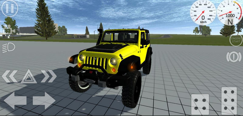 Jeep Wrangler в игре Симпл Кар Краш