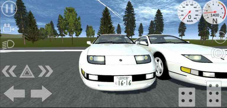 Nissan 300ZX в игре Симпл Кар Краш