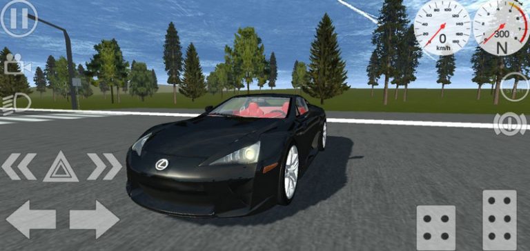 Lexus LFA 2010 в игре Симпл Кар Краш