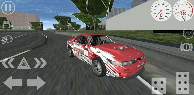 Nissan 240sx в игре Симпл Кар Краш