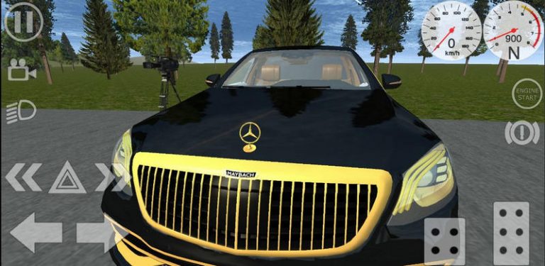 Mercedes W222 Maybach в игре Симпл Кар Краш