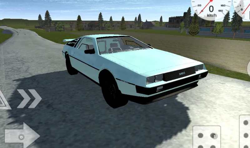 DeLorean DMC-12 в игре Симпл Кар Краш